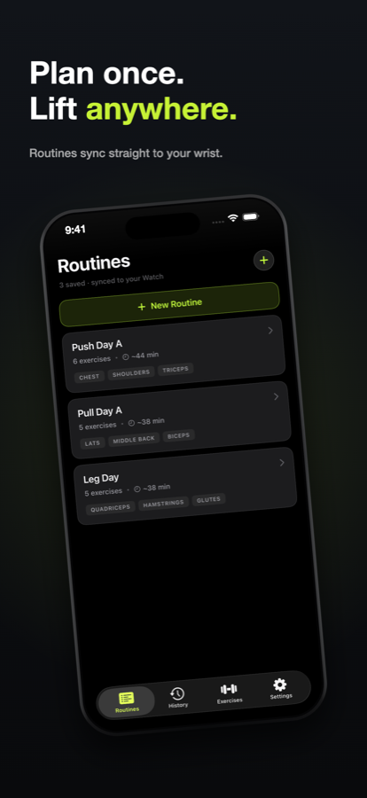 Routines on iPhone